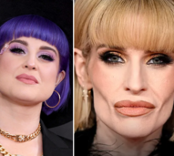 Kelly Osbourne em 2020 (esq) e no passado dia 28 de fevereiro (dir)