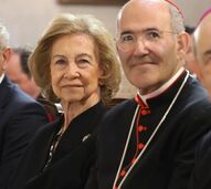 Rainha emérita Sofia e Cardeal José Tolentino de Mendonça