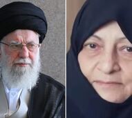 Mansoureh Khojasteh Bagherzadeh, mulher de Ali Khamenei, faleceu dois dias depois do marido