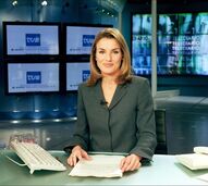 Letizia quando era jornalista da TVE