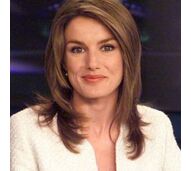 Letizia quando era jornalista da TVE