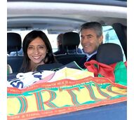 José Luís Carneiro, a mulher Goreti 