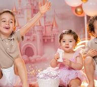 Mafalda com os irmãos, Dinis e Duarte