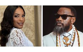 Afinal, estão juntos... e felizes! Sharam Diniz mostra-se vestida de "noiva" ao lado de C4 Pedro para revelar sexo do bebé