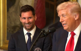A comparação de Donald Trump entre Messi a Pelé durante cerimónia na Casa Branca  