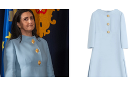 Descobrimos o vestido da nova primeira-dama. Saiba quanto custa e como ela o adaptou à portugalidade
