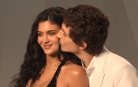 O casal do momento: Timothée Chalamet e Kylie Jenner brilharam na festa dos Óscares