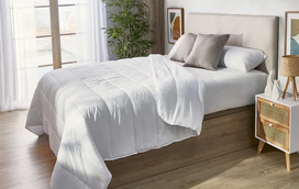 O edredão leve que não pesa no descanso e é perfeito para a Primavera