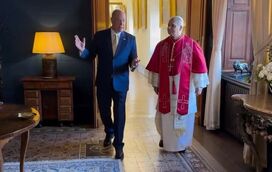 Palácio Grimaldi de portas abertas para receber Papa Leão XIV