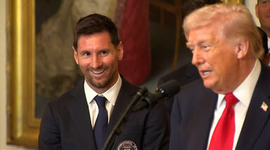 A comparação de Donald Trump entre Messi a Pelé durante cerimónia na Casa Branca  