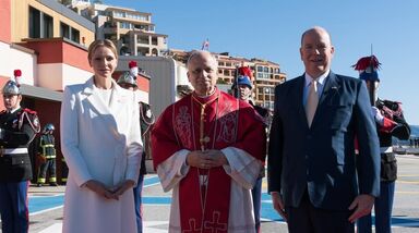 Princesa Charlene, Papa Leão XIV, Príncipe Alberto