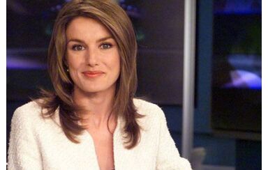 Letizia quando era jornalista da TVE