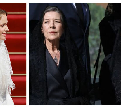 Visita do Papa Leão XIV ao Mónaco! As diferenças entre Charlene, que surge de branco da cabeça aos pés, e as outras mulheres da família Grimaldi obrigadas a usar negro integral e véu