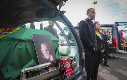 Cerimónias fúnebres de António Lobo Antunes em Lisboa