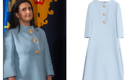 Margarida Maldonado usa vestido Valentino adaptado à portugalidade