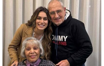 Rita Matias com a avó