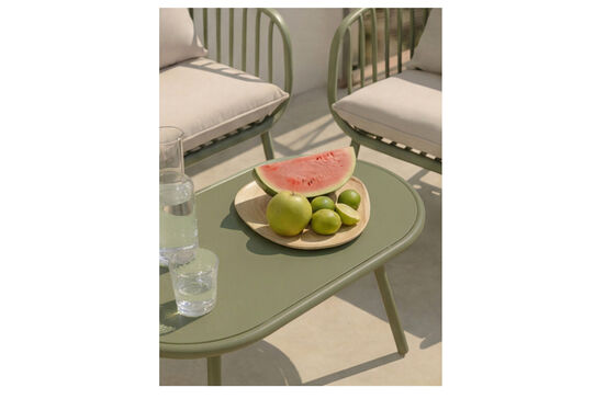 Conjunto de jardim verde