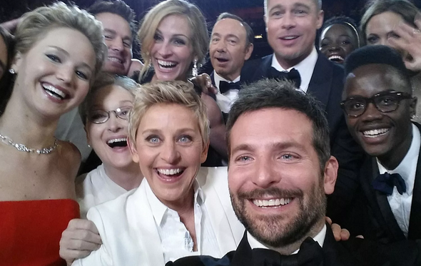 A famosa selfie dos Óscares 2014