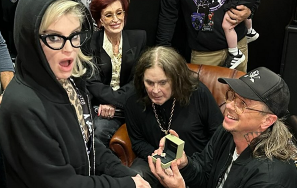 O pedido de casamento, dias antes da morte de Ozzy Osbourne
