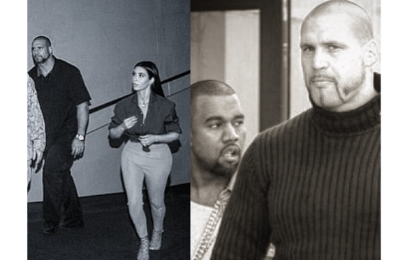 Pascal Duvier com Kim Kardashian e Kanye West