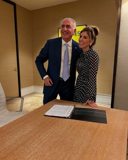 Princesa Yasmine Pahlavi, Príncipe Reza Pahlavi