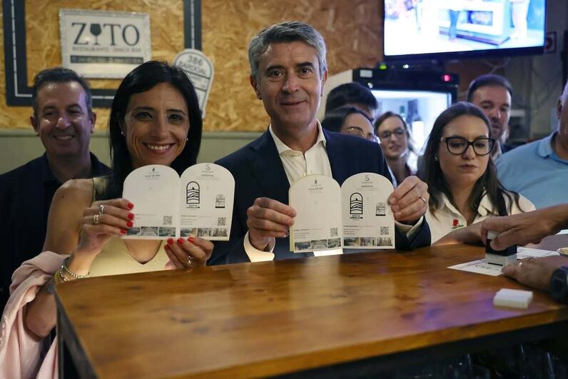 José Luís Carneiro, a mulher Goreti 