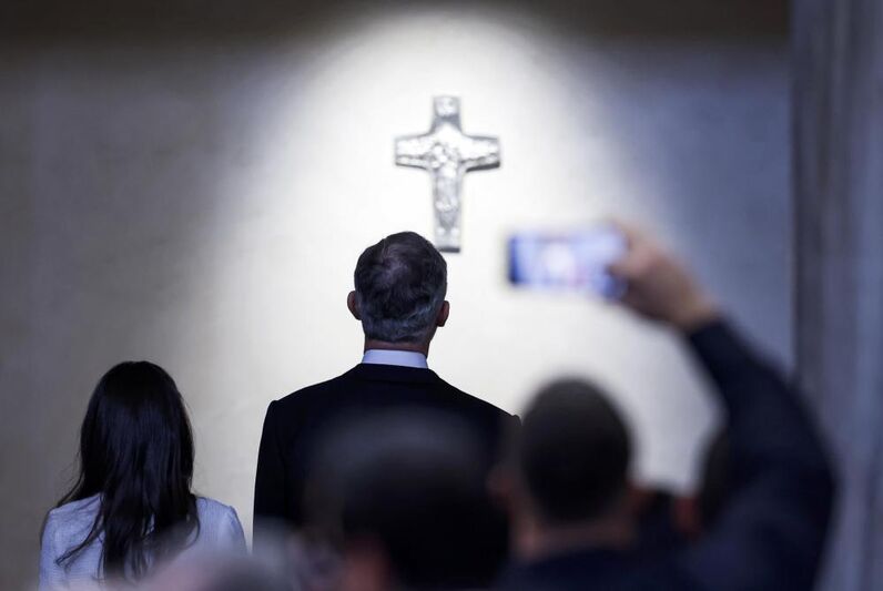Reis de Espanha, Felipe VI e Letizia, visitam o Papa Leão XIV no Vaticano