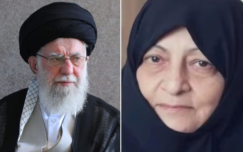 Mansoureh Khojasteh Bagherzadeh, mulher de Ali Khamenei, faleceu dois dias depois do marido