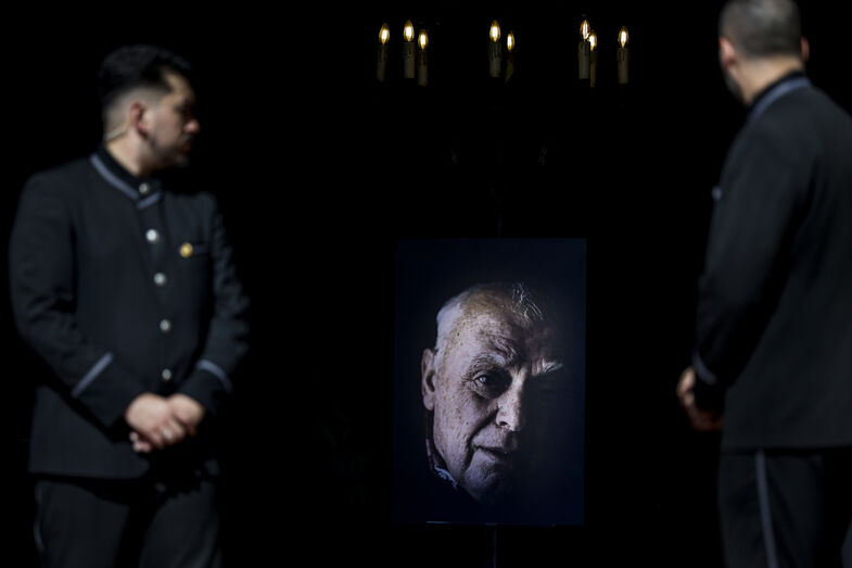 Cerimónias fúnebres de António Lobo Antunes em Lisboa