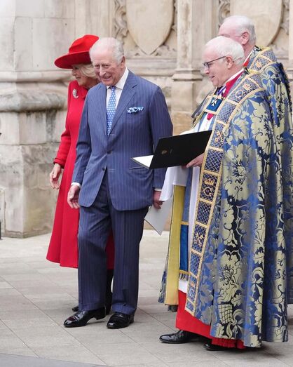 Rei Carlos III e Camilla Parker Bowles