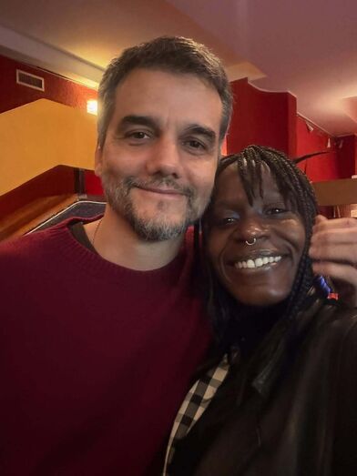 Isabél Zuaa e Wagner Moura