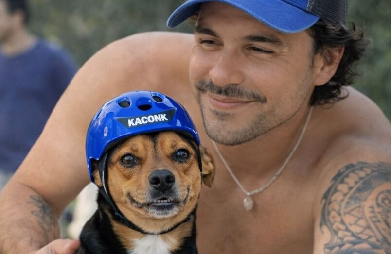 Léo Duarte e Vitória, cadelinha resgatada, inspiram superação no Brasil