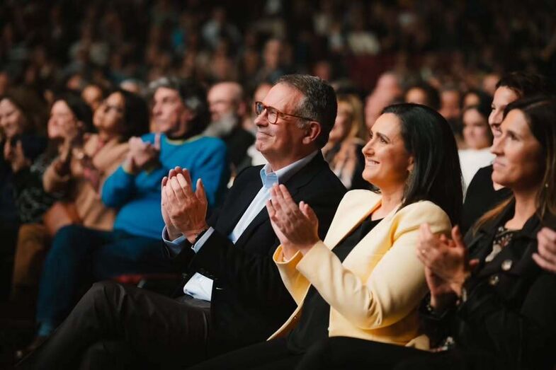 António José Seguro e Margarida Maldonado Freitas assistem a concerto dos Trovante