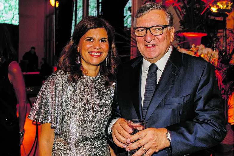 José Manuel Durão Barroso e Joana Gonçalves 