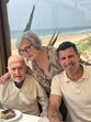 Luís Figo e o pai,  António Caeiro Figo