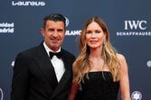 Luís Figo e Helen Svedin juntos num evento
