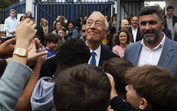 Marcelo Rebelo de Sousa na Escola Secundária Adolfo Portela