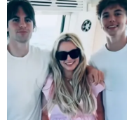 Britney Spears com os filhos, Sean Preston e Jayden James