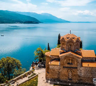 Lago Ogrid, na Macedónia