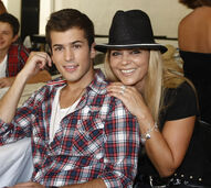 David Carreira com a mãe, Fernanda Antunes