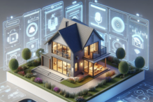 Casa inteligente com tecnologias como Alexa para maior funcionalidade