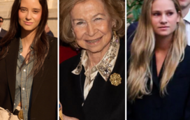 As outras netas não a deixam cair! Victoria Federica e Irene substituem Leonor e Sofia ao lado da avó, a rainha emérita Sofia