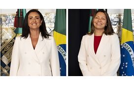 A elegância requintada de Margarida Maldonado Freitas ao lado de Janja da Silva, mulher do presidente Lula