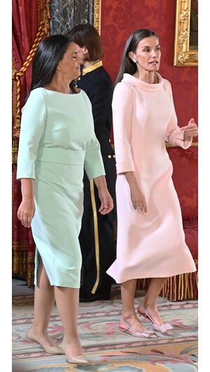 Margarida Maldonado acompanha Letizia em audiência no Palácio da Zarzuela