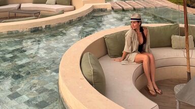 Fernanda Serrano aproveita a Páscoa com o filho em Agadir, Marrocos