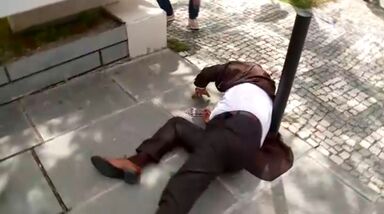 Depois de ser absolvido no caso 'Saco Azul', Luís Filipe Vieira sofre violenta queda à porta do tribunal