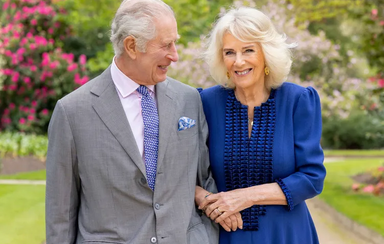 Os reis Carlos e Camilla