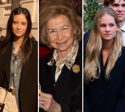 As outras netas não a deixam cair! Victoria Federica e Irene substituem Leonor e Sofia ao lado da avó, a rainha emérita Sofia