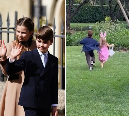 O contraste entre a Páscoa dos príncipes George, Charlotte e Louis e a de Archie e Lilibet, do outro lado do Atlântico: todas as imagens