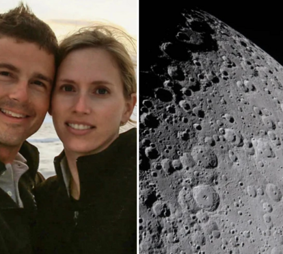 Emoção no espaço. Astronautas batizam cratera da Lua com o nome da mulher do comandante, que morreu de cancro